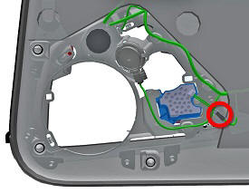 Welcome Lamp - Rear Door - LH (Remove and Replace)