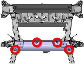 Skid Bar - Front Subframe (Remove and Replace)