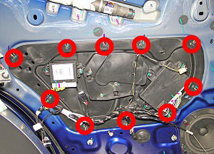 Closeout Panel - Door - Rear - LH (Remove and Install)