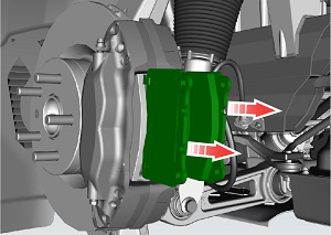 Brake Caliper - Front - LH (Remove and Replace)