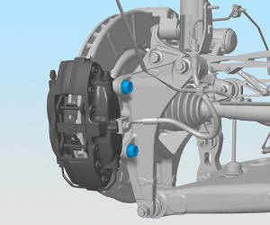 Knuckle - Suspension - Rear - LH (Remove and Replace)