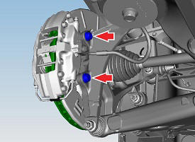 Brake Rotor - Rear - LH (Remove and Replace)