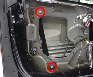 Window Motor/Regulator Assembly - Front - LH (Remove and Replace)