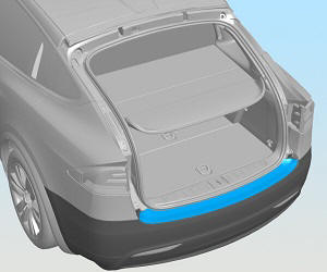 Trim - Liftgate Trough - Lower (Remove and Replace)