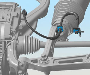 Brake Hose - Flexible - Front - LH (Remove and Replace)