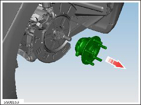 Hub - Rear - LH (Remove and Replace)