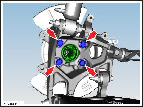 Hub - Rear - LH (Remove and Replace)