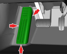 Footrest - Driver's (Remove and Replace)