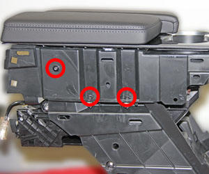Base - Armrest - Center Console (Remove and Install)