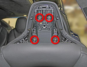 Motor - Headrest - Driver's (Remove and Replace)