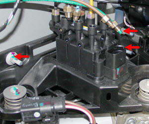 Valve Block - Air Suspension (Remove and Replace)