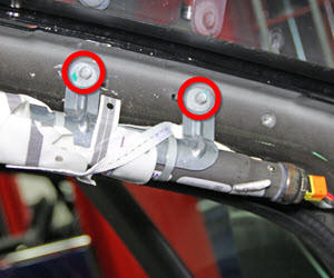 Curtain Air Bag - Driver's (Remove and Replace)