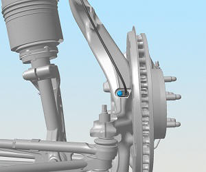 Sensor - Wheel Speed - ABS - Front - LH (Remove and Replace)