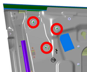 Handle - Exterior Release - Door - Front - LH (Remove and Replace)