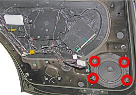 Speaker - Rear Door - LH (Remove and Replace)