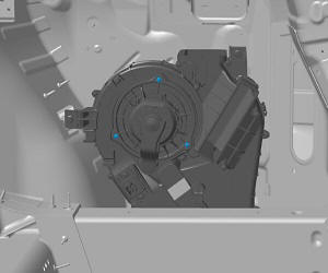 Motor - Fan Assembly - Rear HVAC (Remove and Replace)