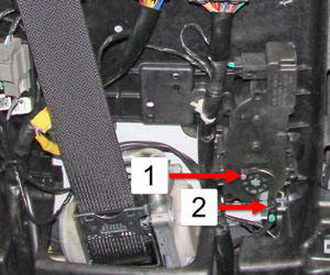 Latch Actuator - 2nd Row Seat - LH (Remove and Replace)