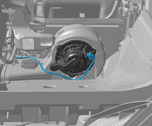 Motor - Fan Assembly - Front HVAC (Remove and Replace)