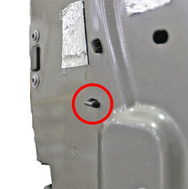 Pinch Sensor (1st row) - LH (Remove and Replace)
