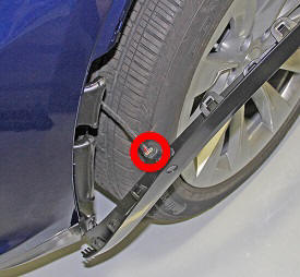 Garnish - Fender - Front - LH (Remove and Replace)