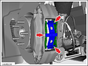 Brake Caliper - Front - LH (Remove and Replace)