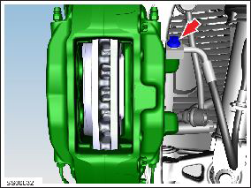 Brake Caliper - Front - LH (Remove and Replace)