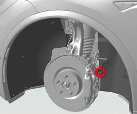 Sensor - Wheel Speed - ABS - Front - LH (Remove and Replace)