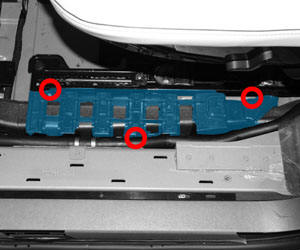 Seat Assembly - 2nd Row - LH (With Broken Seat Track Motor) (Remove)