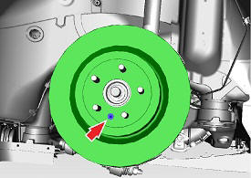 Brake Rotor - Rear - LH (Remove and Replace)