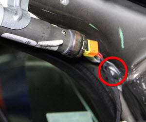 Curtain Air Bag - Driver's (Remove and Replace)