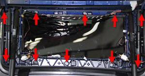 Door Glass - Rear - Upper - LH (Remove and Replace)