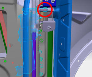 Front Door Drive Unit - LH (Remove and Replace)