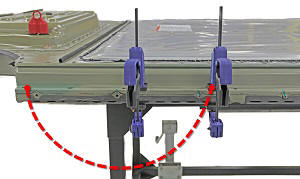 Ski - Side Rail - HV Battery - LH (Remove and Replace)