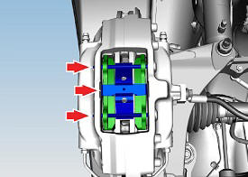 Brake Pads - Rear - Set (Remove and Replace)