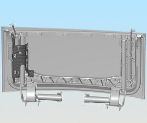 Bracket - Rear Door Trim - Upper - Front - LH (Remove and Replace)